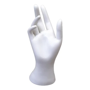 Kvindelig Hånd Mannequin Hånd Smykker, Armbånd, Ring Handsker Vise Arrangør Stå