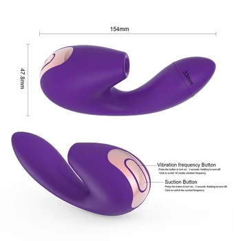 Kvindelige Onani Af G-punktet i Skeden Stimulator Fisse Sex Legetøj Klitoris Sugende Blød Vibrator Dildo Brystvorten Massagerfor Par
