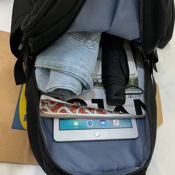 Kvindelige Store Skoletasker Til Teenage-Dreng 2020 Nylon Rejse Rygsæk Kvinder Mochilas Sac A Dos Damer Laptop Rygsæk Mænd Taske Pack