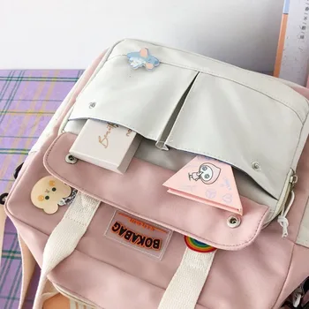 Kvinder Nylon Messenger Tasker Rygsække Mini Tasker Skole Skuldertaske Søde Crossbody Taske Schoolbags Til Teenage-Piger