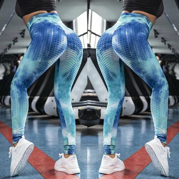 Kvinder Sport leggings Fitness Motion med Høj Talje Trænings-og leggins Høj elasticitet Strømpebukser Kører Atletisk Bukser Push up Yoga bukser