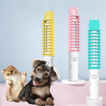 Kæledyr Hund Børste Cat Grooming Forsyninger UV-Sterilisering Pet Hair Remover Insekt Fjernelse Kat Børste Til Flydende Hår Massage Hunde