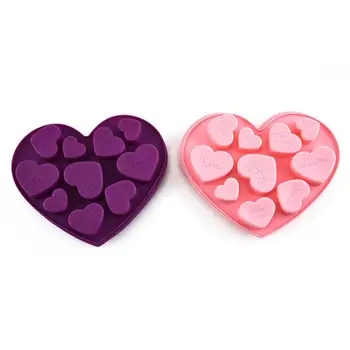 Kærlighed Hjerte Form Silikone Bage Forme DIY Slik, Chokolade, Sæbe Forme Fondant Kage Udsmykning Værktøjer Køkken Bageforme