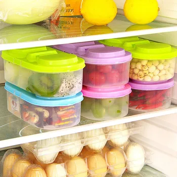 Køleskab med Fryser Space Saver Organisation Storage Rack Hylde Køkken Box Hot QW