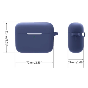 L41E Blødt etui Beskytter Indehaveren Kompatibel Med ÆRE 2SE Bluetooth-Hovedtelefoner Bærbare Anti-Dust Cover Shell Silikone Hud