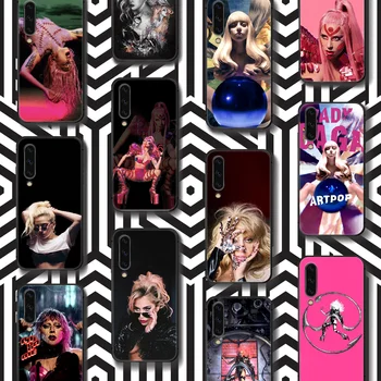 Lady Gaga-Telefon Case Cover Til Samsung Galaxy 8 10 11 20E 21 30 40 50 51 70 71 81 S Black Shell Silikone Etui Luksus Funda