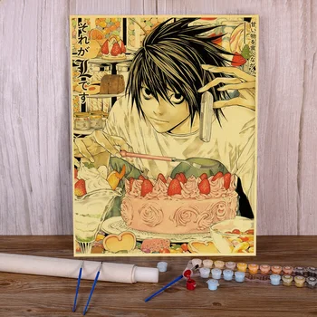 Landskab Klassiske Anime-Serien Death Note DIY Maling Af Numre Komplet Kit Olie Maling 40*50 Billede Af Tal Værk
