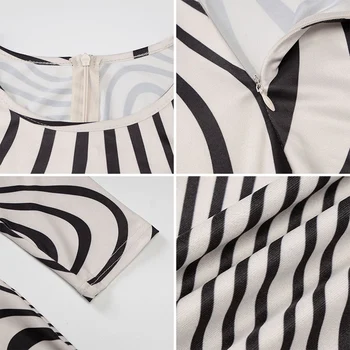 Langærmet Zebra Print One-Shoulder Tynde Buksedragt Efterår Og Vinter Kvinder Sexet Streetwear Casual-Romper
