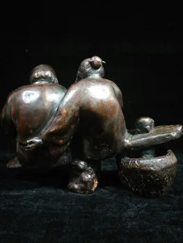 LaoJunLu Indsamling af Gamle Varer Og Gamle Genstande Og Gamle Kobber Dæk I Landdistrikterne Efterligning af en antik bronze mesterværk