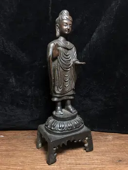 LaoJunLu Røde Buddha-Statue I det Nordlige Wei-Dynasti Efterligning af en antik bronze mesterværk samling af ensomme Kinesisk