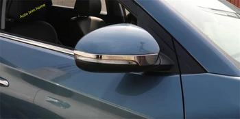 Lapetus Side Døren Bakspejlet Streamer Strip Dække Trim Fit For Hyundai Tucson 2016 - 2020 Rustfrit Stål Auto Tilbehør