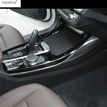 Lapetus Tilbehør Til BMW X3 G01 2018 - 2021 Midt Inde i Båse Gear Shift Gearskifte Max Panel Støbning Dække Kit Trim / ABS