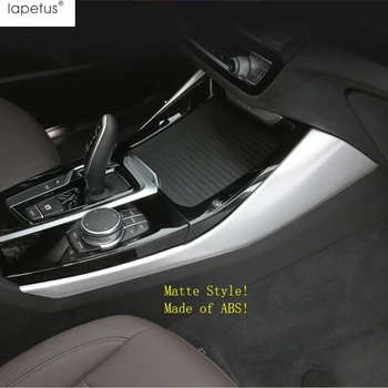 Lapetus Tilbehør Til BMW X3 G01 2018 - 2021 Midt Inde i Båse Gear Shift Gearskifte Max Panel Støbning Dække Kit Trim / ABS