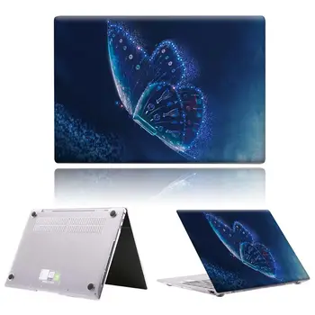 Laptop Case Til Huawei MateBook 13/13 AMD Ryzen/14/D14/D15/X 2020/X Pro/Pro-16.1/Ære MagicBook 14/15 Glødende Blå Sommerfugl