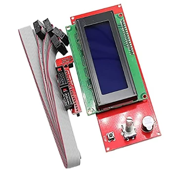 LCD-Display, 3D-Printer-Interface Modul Smart Controller-Skærmen Ramper 1.4 2004 LCD-Control-Displayet Modul