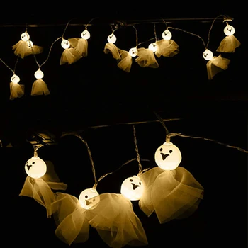 LED-10m Varm Hvid 2021 Halloween Lys, Dekorationer til Hjemmet Rædsel Halloween Fest Tilbehør, Rekvisitter Festival Part Forsyninger