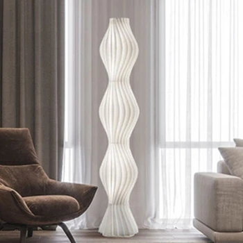 Led Akryl Kunst gulvlampe Moderne Minimalistisk, Nordisk Hvid Hula Standard Lys Dekoration Lampe til stuen Soveværelse Hall Bar