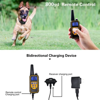 LED-Fjernbetjening Dog Training Collar Ultralyd Lyd Anti-Bark Uddannelse Kontrol Krave Ingen Gøende Hund Kraver