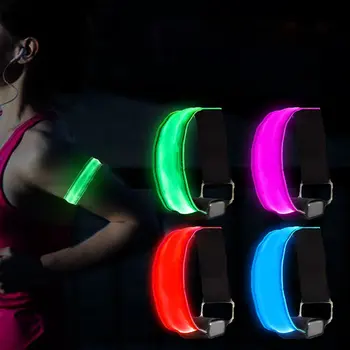 LED Håndleddet Bands Belysning Cykel LED Lysende Armbind Sikkerhed Genopladelige Bærbare Sport Skating Part Armbind Lampe Arm Bælte