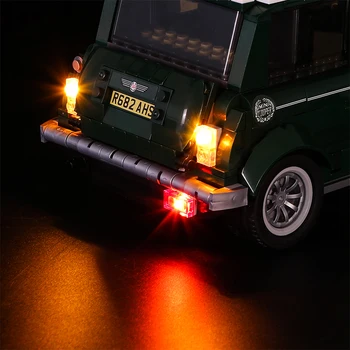 LED-light-up kit, Kompatibel for 10242 A B byggesten Mursten 21002 technic MINI Cooper Skabere Bil Model Legetøj