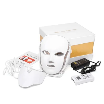 LED Lysterapi Maske Spektrometer Micro Nuværende Foton Hud Foryngelse Instrument LED Syv Farver Lys, Skønhed Instrument