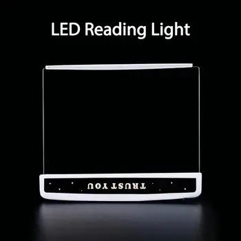 Led Nat Læsning Lys Fladskærm Book Lys Øjenbeskyttelse Lightwedge Hjem Soveværelse Bærbare Rejse Sovesal Indendørs Lys