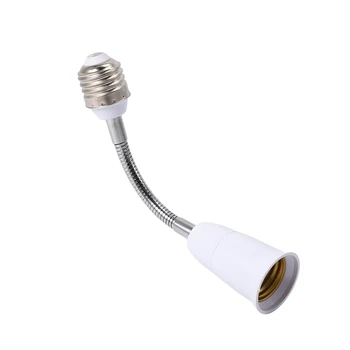 LED Pære fatning Omformere Fleksibel Adapter til E27 E27 20cm Længde Fleksible Udvide Socket Base Type Udvidelse