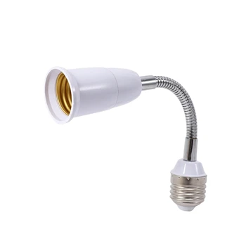 LED Pære fatning Omformere Fleksibel Adapter til E27 E27 20cm Længde Fleksible Udvide Socket Base Type Udvidelse