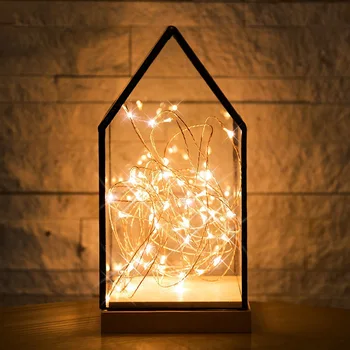 LED String lys Fe Garland Cooper Ledning Til Udendørs Hjem Bryllup julefrokost Dekoration Indretning lamper Vandtæt 2M5M10M