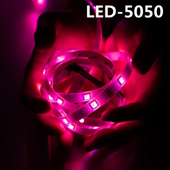 LED Strip Lights RGB 5050 Lampe Fleksibel Tape Diode luces led DC12V Til Fest dekoration WIFI