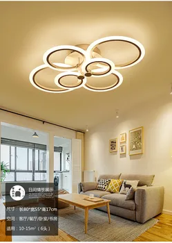 Led-stue lampe, enkelt og moderne atmosfære lampe akryl soveværelse, spisestue loft lampe kreative hall lampe