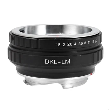LEEDSEN DKL-LM-Bajonet-Adapter Kamera Linse, der Fokuserer Ring, der er Egnet til Montering af DKL Linse til ALMINDELIGT Kamera