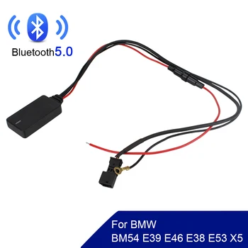 LEEPEE Bil Bluetooth-kompatibelt Modul 3-pin-AUX-IN Audio Radio-Adapter Til BMW BM54 E46 E39 E38 E53 X5 Bil Elektronik