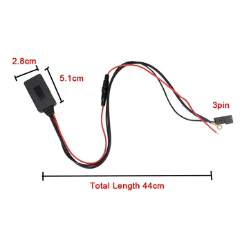 LEEPEE Bil Bluetooth-kompatibelt Modul 3-pin-AUX-IN Audio Radio-Adapter Til BMW BM54 E46 E39 E38 E53 X5 Bil Elektronik