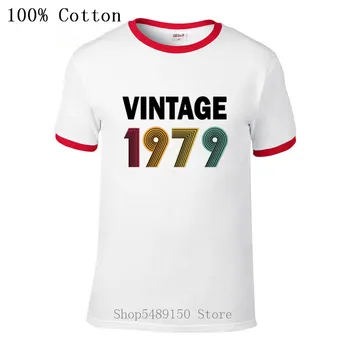 Legender Er Født I 1979 Vintage Mænd T-Shirts, Korte Ærmer 40-års Fødselsdag Gaver Anniversary-Shirts Toppe Bomuld Grafisk Cool T-Shirt