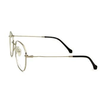 Legering Optiske Briller Ramme Kvinder Guld Retro Round Metal Frame Briller Kvindelige Forestilling Recept Nærsynethed Briller