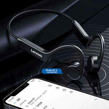 Lenovo X4 Trådløse Hovedtelefoner Bone Conduction Øretelefon Sport Kører Vandtæt Sweatproof Støvtæt 2021 Ny Designet