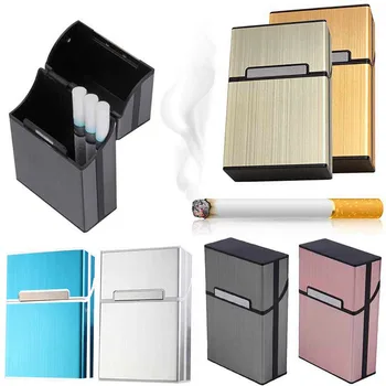 Let Aluminium Cigar Cigaret Med Tobak Indehaveren Lomme Max Storage Container Drop Shipping Gadgets For Mænd Cigaret
