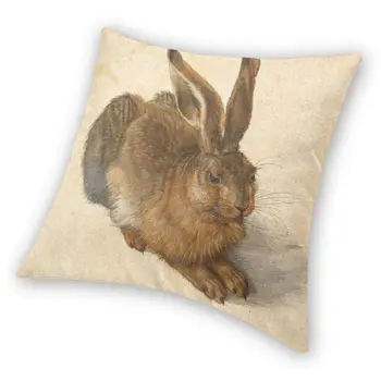 Levende Søde Hare pudebetræk Home Decor 3D Dobbelt Side Udskriv Kanin Mønster pudebetræk til Sofa