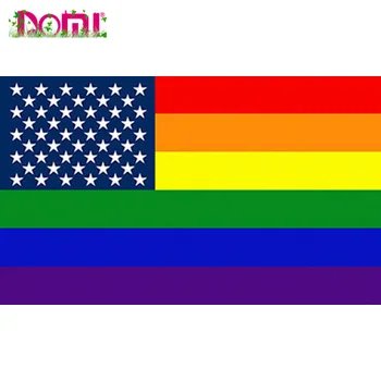 LGBT-Regnbuen Have Flag Decal Gay Pride Flag Hængende Flag Bil Klistermærke i Forruden Kofanger Motorcykel Hjelm Bærbar Kuffert Decal