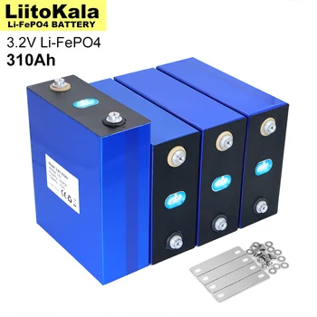 Liitokala 3.2 V 310Ah Lifepo4 Genopladeligt Batteri, Lithium-Jern-Fosfat Rejse Sol RV Celle 12v 24v, 36V Celle OS/EU-Skat Gratis