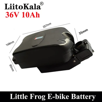 LiitoKala 36V 10Ah Oprindelige Frog Ebike-Batteri City Mountain bike Cykel Foldecykel sadelpinden 18650 Batteri Bafang Elektrisk Cykel