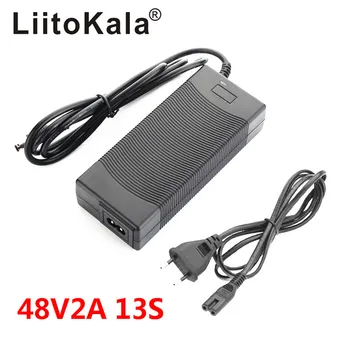 LiitoKala 48V 2A oplader 13S 18650 batteri oplader 54.6 v 2a konstant strøm, konstant pres er fuld af self-stop