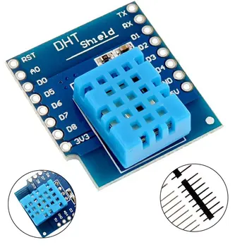 Lille Digital Sensor DHT Pro Shield For D1 Mini DHT22 Enkelt-bus Digital Temperatur Og Luftfugtighed Sensor