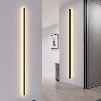 Line Strip Simpel Led-Væg Lys Indendørs Udendørs Home Decor Væglampe Have Villa Veranda, Stue Baggrund Indretning Væg Sconce