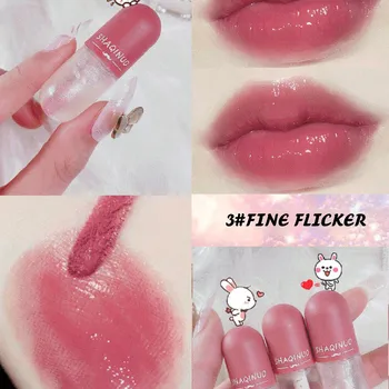 Lip gloss olie mini-kapsel gennemsigtig misfarvning fugtgivende lip glaze