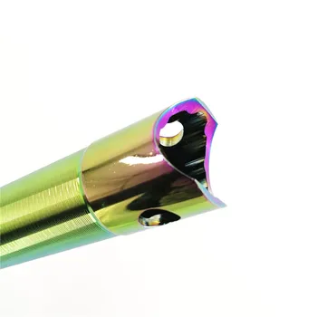 Litepro A61 31,8 mm For Brompton Foldecykel sadelpind Aluminium, Titanium-Belagte Farverige 580mm Sadelpind