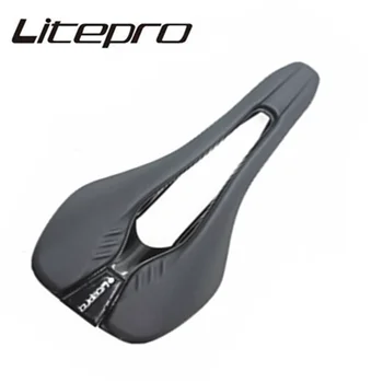 Litepro Folde Cykel, MTB 45mm PU Læder Sadler Ultralet Hule Komfortable Puder Cykling Reservedele