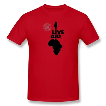Live Aids(1) trænings-og Grafisk Sjove God slid Tshirt USA Størrelsen T16