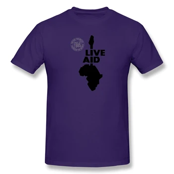 Live Aids(1) trænings-og Grafisk Sjove God slid Tshirt USA Størrelsen T16